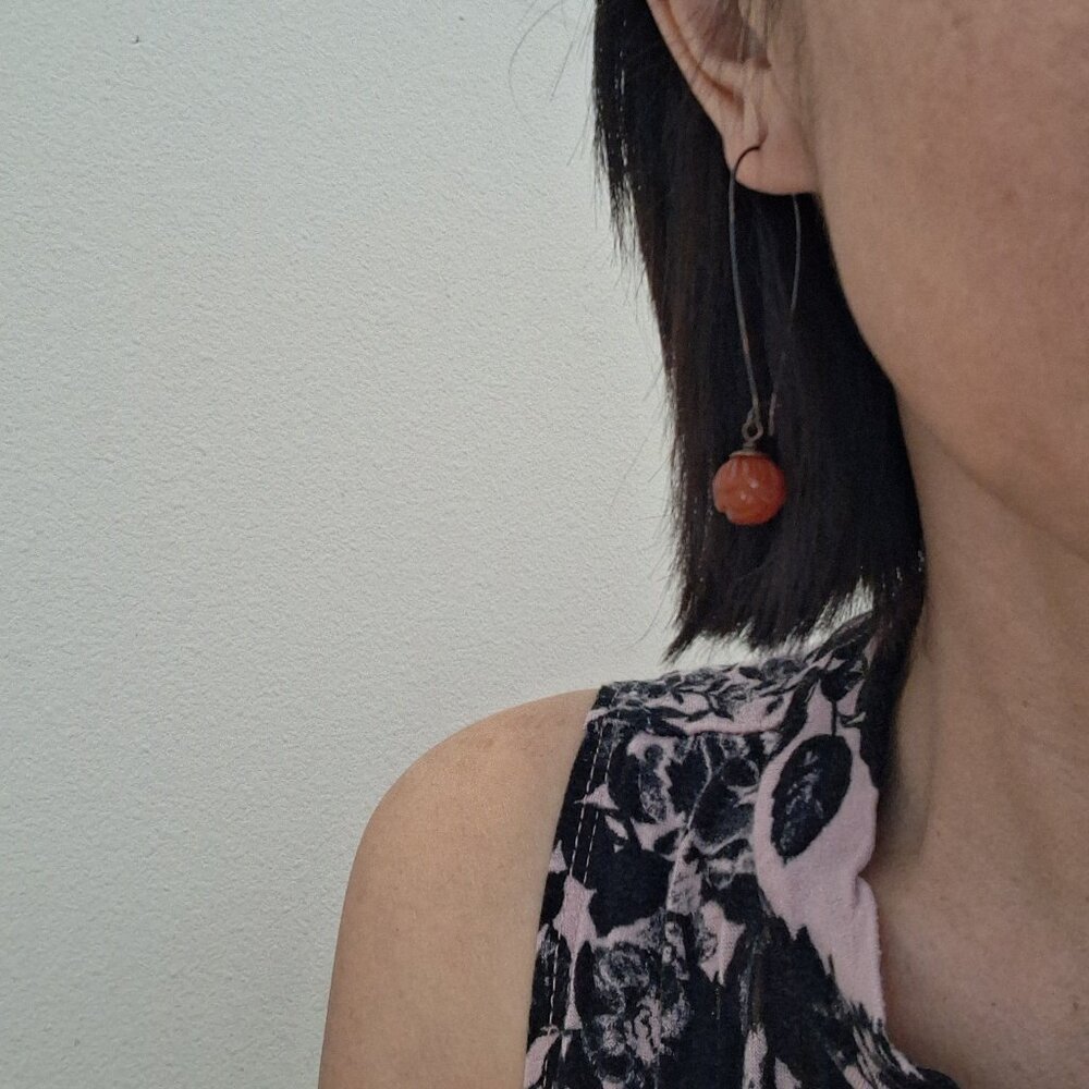 Handmade light weight "Berry Berry " Earrings